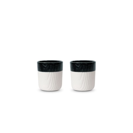 Tasse Midnight - MU - Blanche / Bleu nuit x2