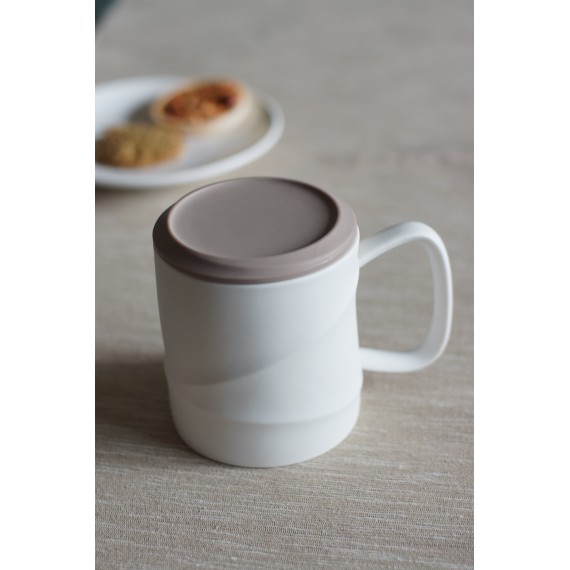 Mug - WAVE - Blanc/Gris