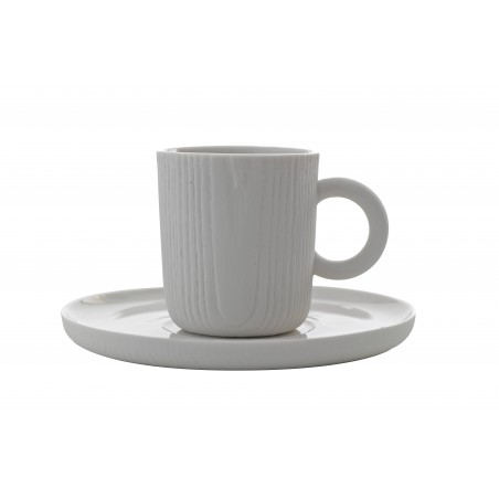 Tasse et Soucoupe Expresso - MU - Blanche