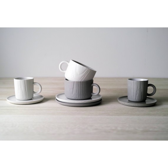 Tasse Expresso - MU - Blanche x2