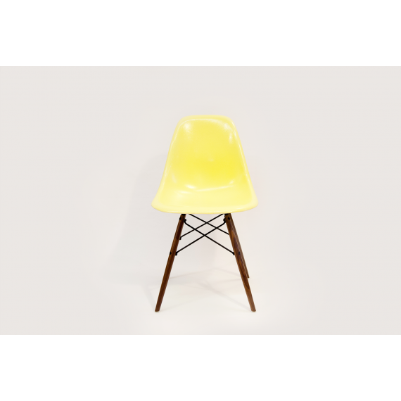 Chaise Eames DSW Herman Miller - Jaune Citron