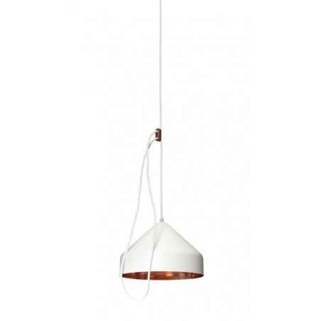 Suspension - LLOOP - Cuivre - Blanc