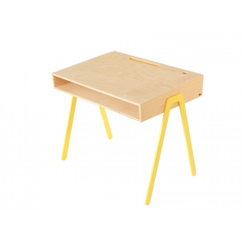 Bureau Enfant Large - IN2WOOD - Jaune