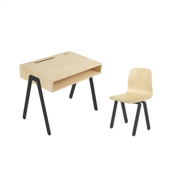 Chaise Enfant Small - IN2WOOD - Noire