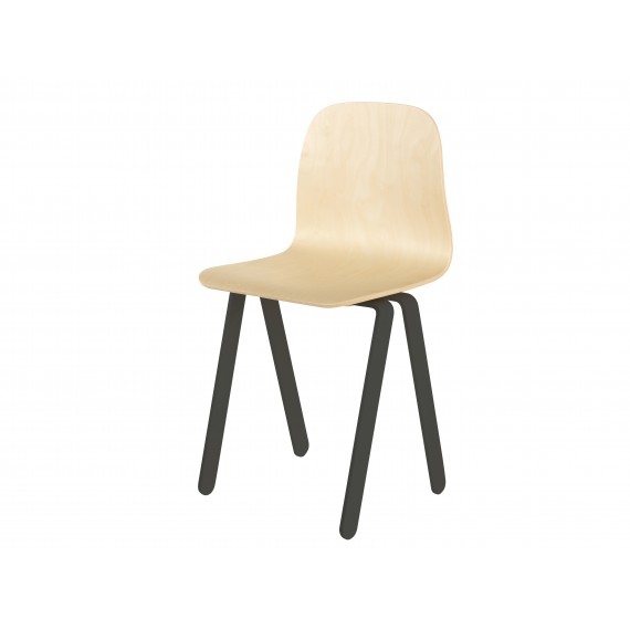 Chaise Enfant Large - IN2WOOD - Noire