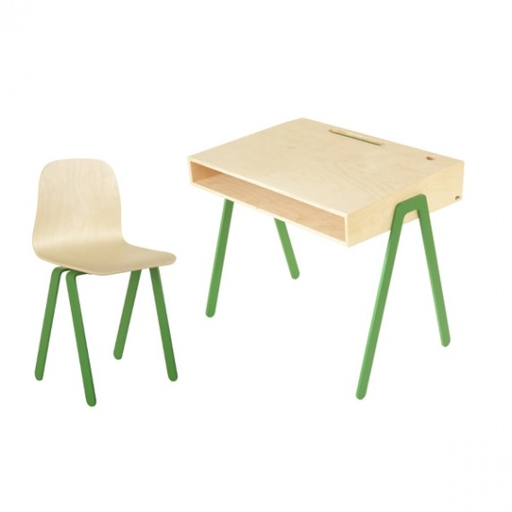 Chaise Enfant Large - IN2WOOD - Vert