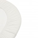 Drap Housse pour Lit Bébé - LEANDER - Blanc x2 - Livraison