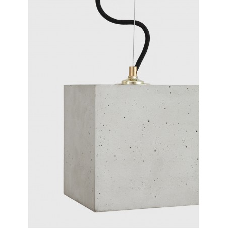 Suspension - B5 - Béton gris - Argent