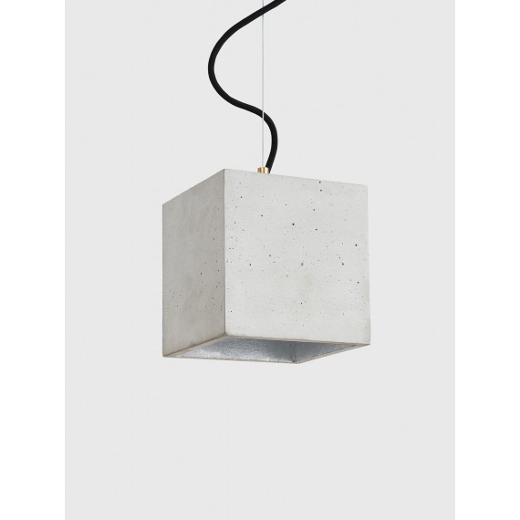 Suspension - B5 - Béton gris - Argent