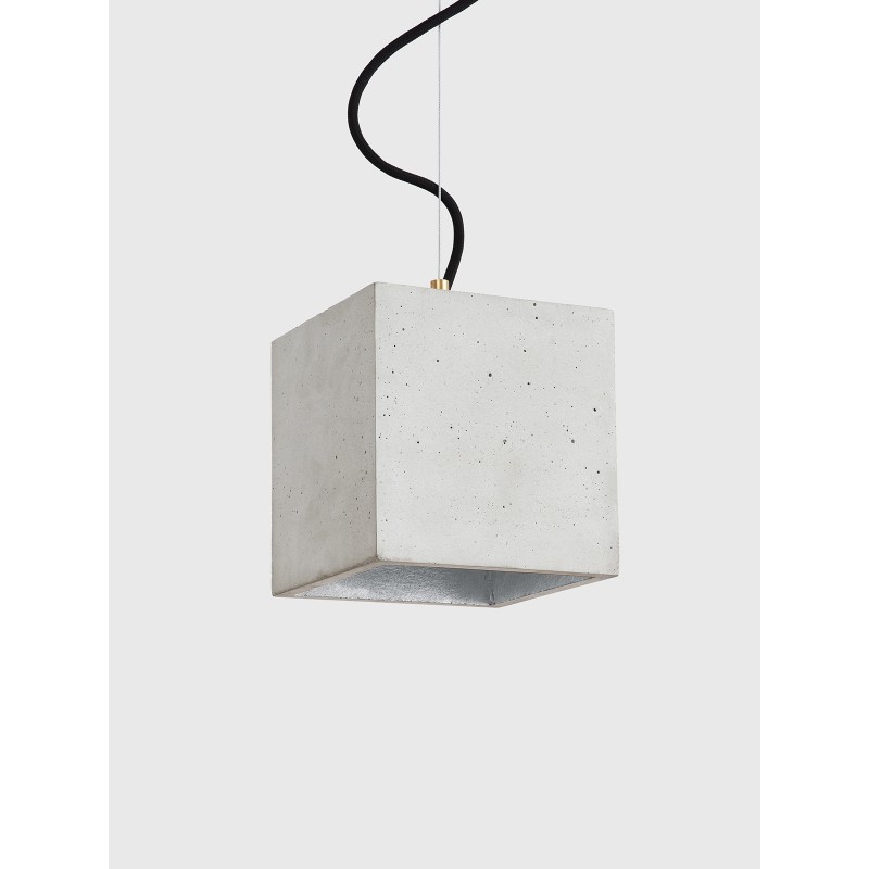 Suspension - B5 - Béton gris - Argent