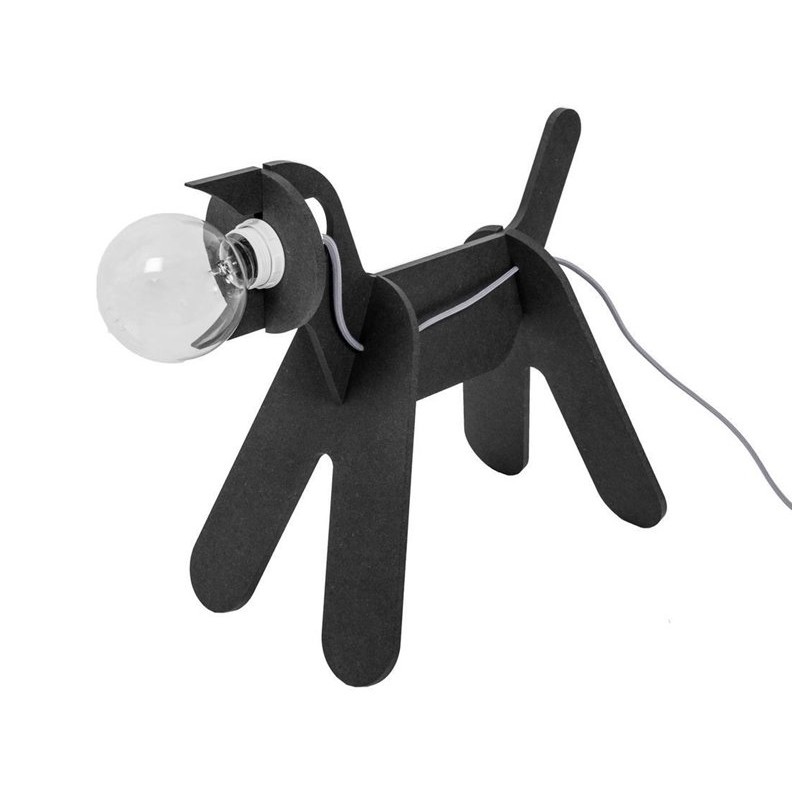 Lampe - GET OUT - Chien - Noir