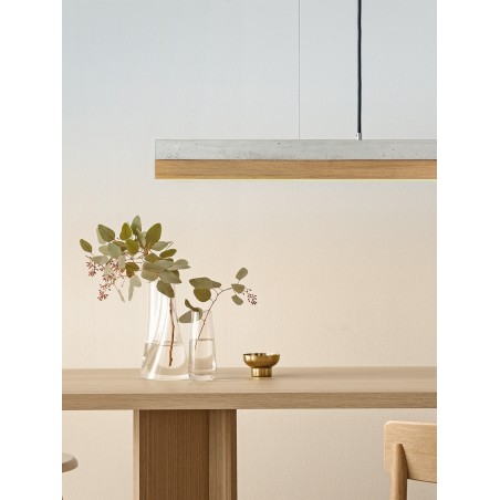 Suspension - C1 - Béton Gris - Chêne