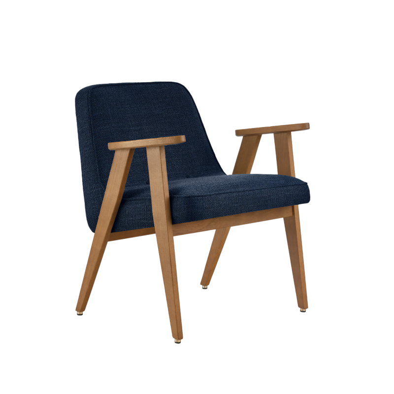 Fauteuil - 366 - Bleu indigo - Tissu Coco Atelierplume