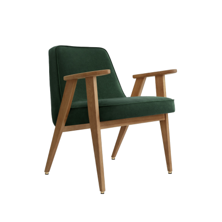 Fauteuil - 366 - Vert bouteille - Tissu Velvet Atelierplume