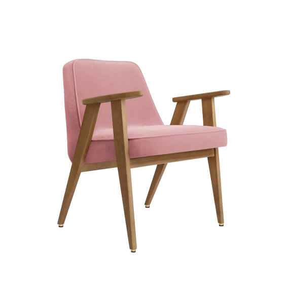 Fauteuil - 366 - Rose - Tissu Velvet Atelierplume