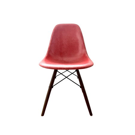 Chaise Eames DSW Herman Miller - Rouge