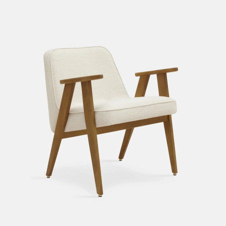 Fauteuil - 366 - Blanc - Tissu Marble