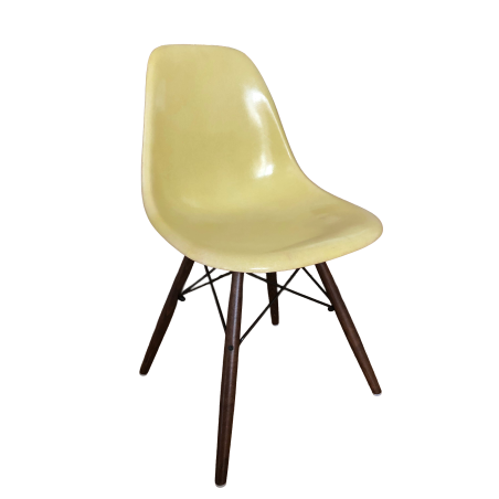 Chaise Eames DSW Herman Miller - Jaune Citron