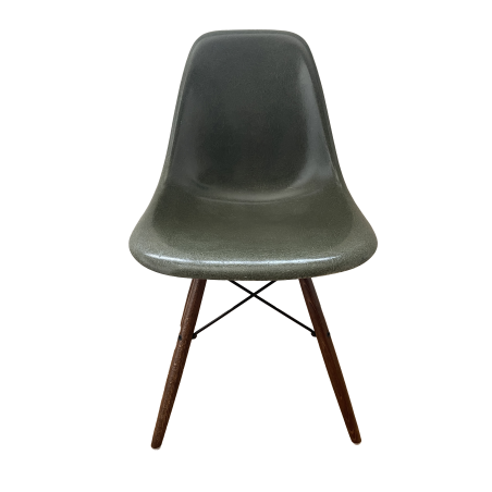 Chaise Eames DSW Herman Miller - Olive green
