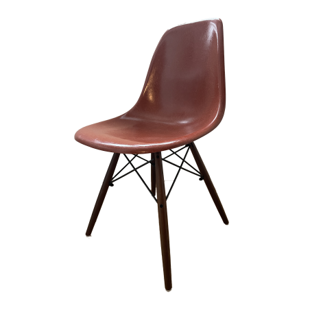 Chaise Eames DSW Herman Miller - Terracotta