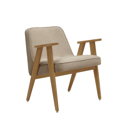 Fauteuil - 366 - Beige - Tissu Boucle